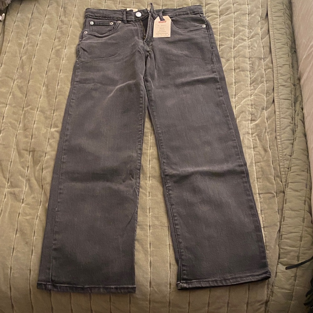 Levi's Girls Baggy Jeans in Charcoal